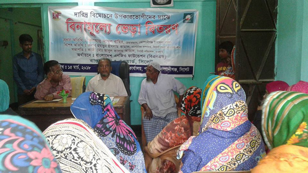 Free Sheep Distribution of Sheep for Proverty Reduction on Parua By AWARD