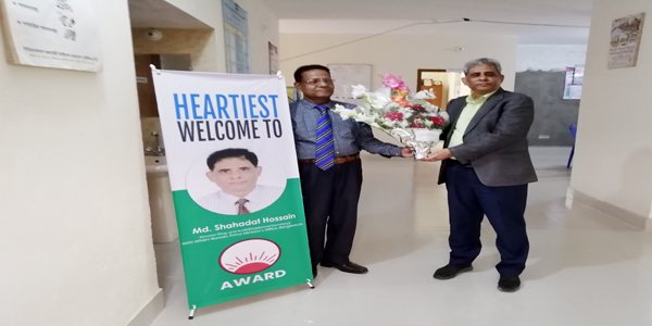 Mr. Shahadat Hossain, Director (Registration & Audit) [Additional Secretary] NGO Affairs Bureau – Prime minister Office, visited the AWARD Head Office